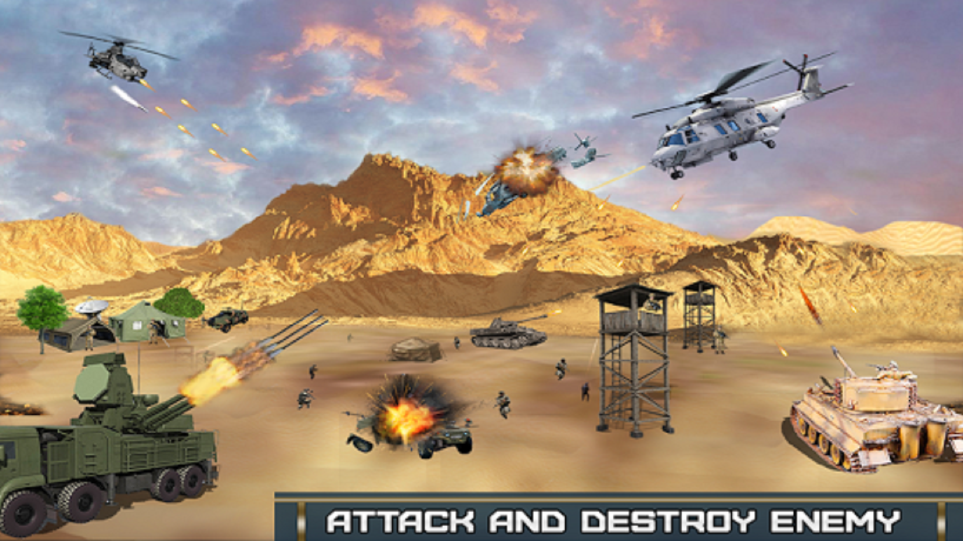 Heli Gunship Strike Battle - App on Amazon Appstore