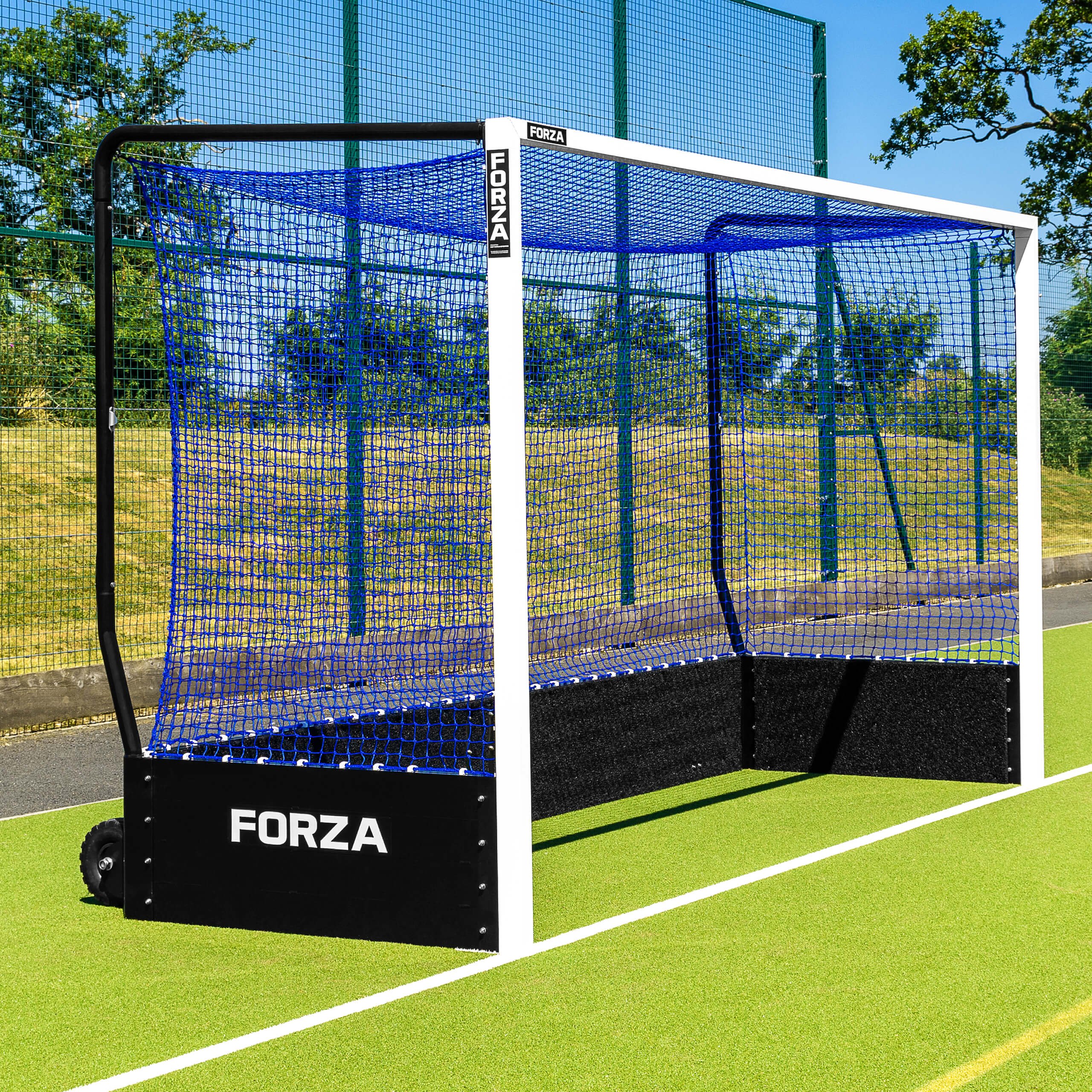 Filet But Hockey Glace FORZA – 1.8x1.2m, Maille 42mm, Corde 5mm, Blanc