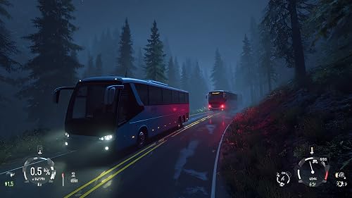 Bus Night Rain Simulator 3D: Real Bus Driving & City Bus Game – vue 2
