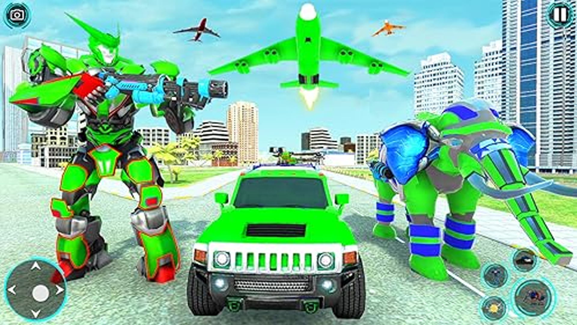 Elephant Robot Car Transform: Cop Vehicle Driving Simulator – Epic ...