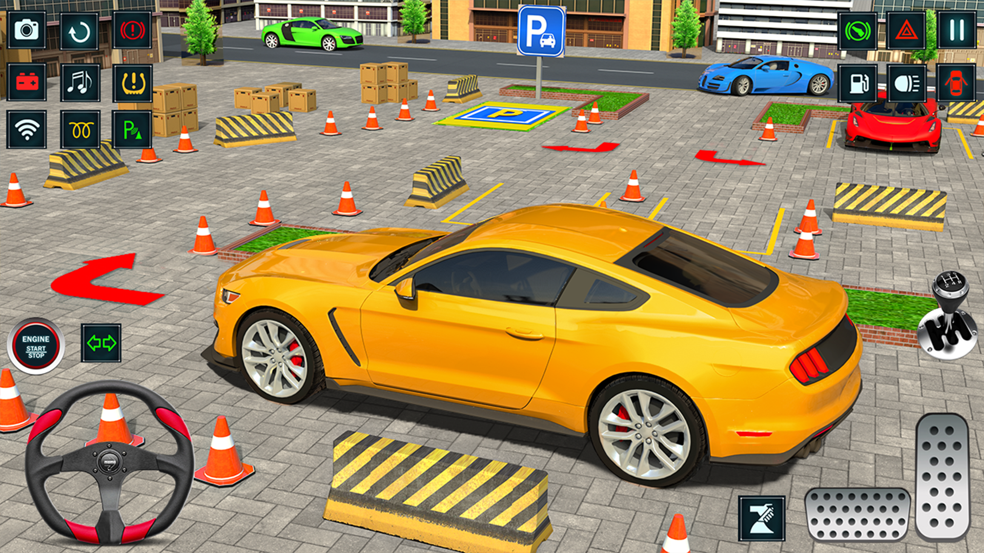 Open World Car Driving School Simulator 3D: Modern Car Parking Games ...