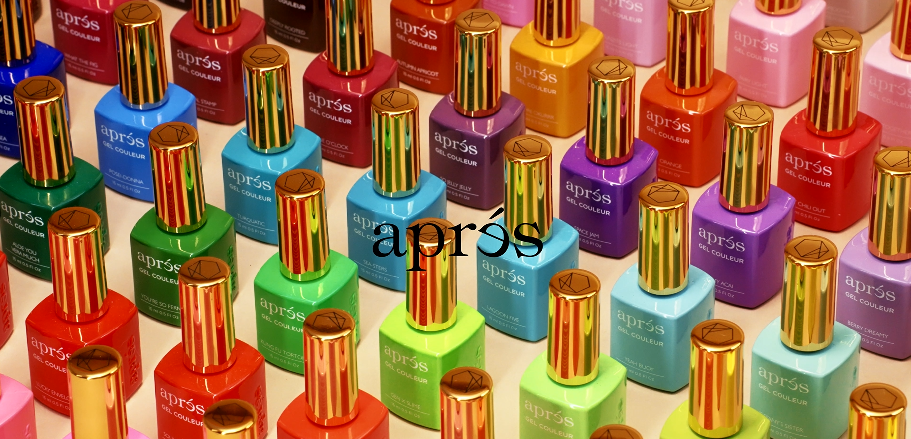 Amazon.com: APRÉS Gel Couleur Combo Set, 5 Color Gel Nail Polish