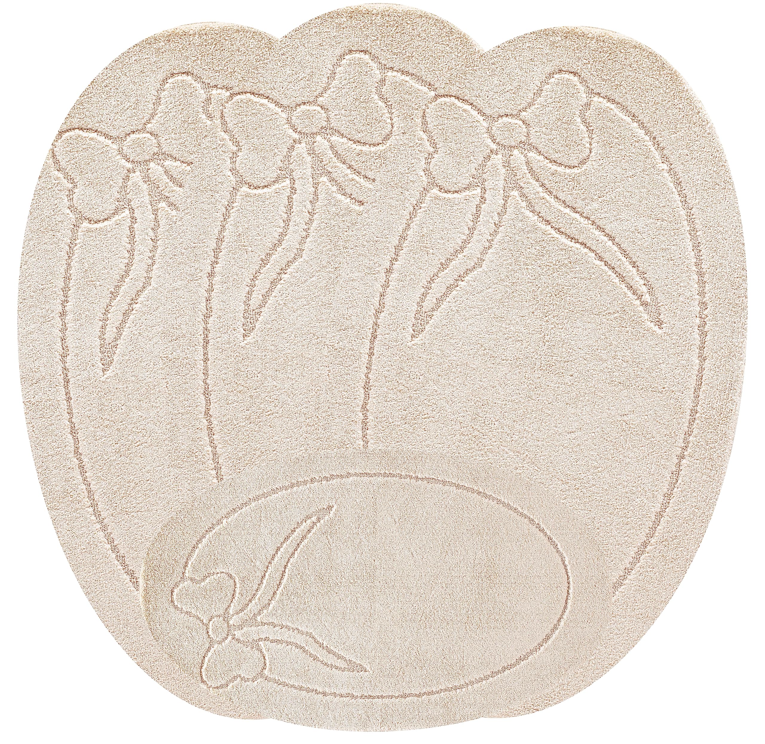 emmahomeROMANY GYPSY WASHABLE 4PCS MAT/RUG SET, CARAVAN/MOBILE HOME MEDIUM SIZES, 75X125CM, ULTRA SOFT MICROFIBRE YARN, Mira (Beige)