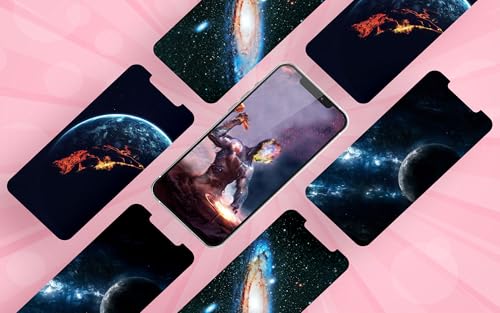 galaxy wallpapers 4K & Backgrounds app (No Ads) | Lock & Home Screen | Share button