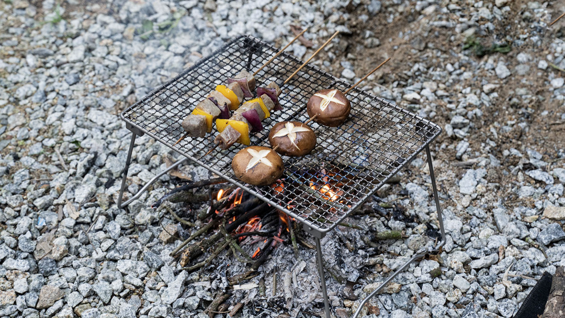 Amazon | Boundless Voyage チタン 焼き網 グリルスタンド フォールド