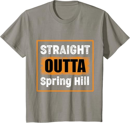 Miniatura 28 de Straight Outta Spring Hill Tennessee USA Vintage Humor T-Shirt Black,Navy Blue,Asphalt Grey,Slate Grey,Cranberry Red,Red,Kelly Green,Brown,Olive