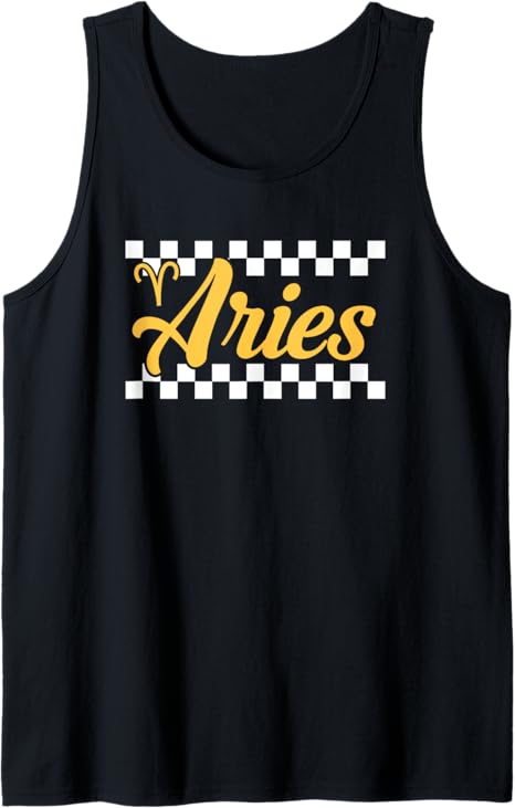 Aries Zodiac Sign Horoscope March April Birthday Tank Top