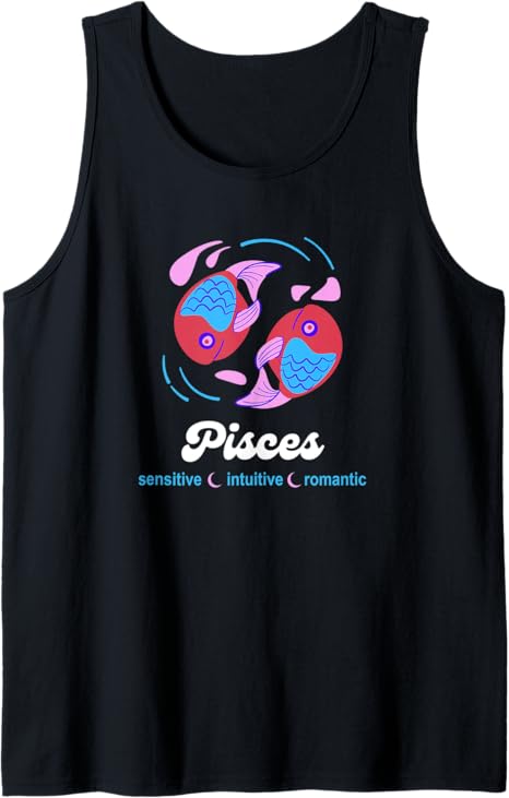Pisces Zodiac Sign Fish Cute Pink Blue Red