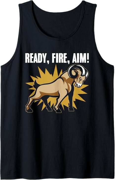 Astronomy Star Sign Horoscope Zodiac Sign Aries Tank Top