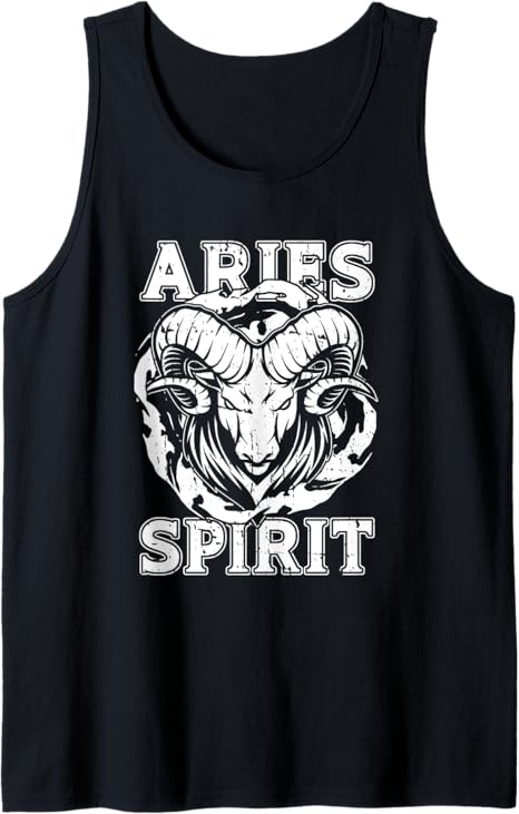Aries Star Sign - Zodiac Horoscope Fire Spirit Tank Top