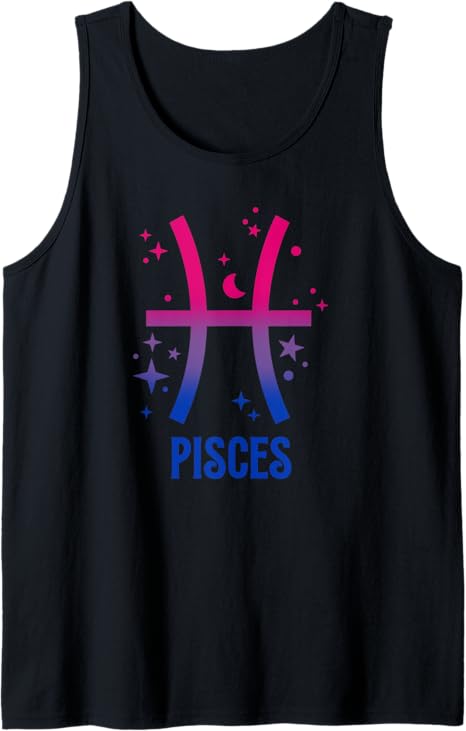 Bisexual Bi Pride LGBTQ Pisces Zodiac Sign