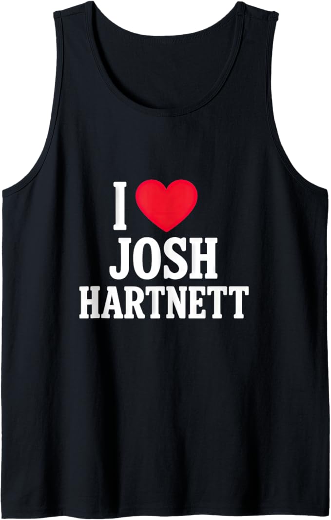 I Love Josh Hartnett – Retro Heart Fan Art Tank Top