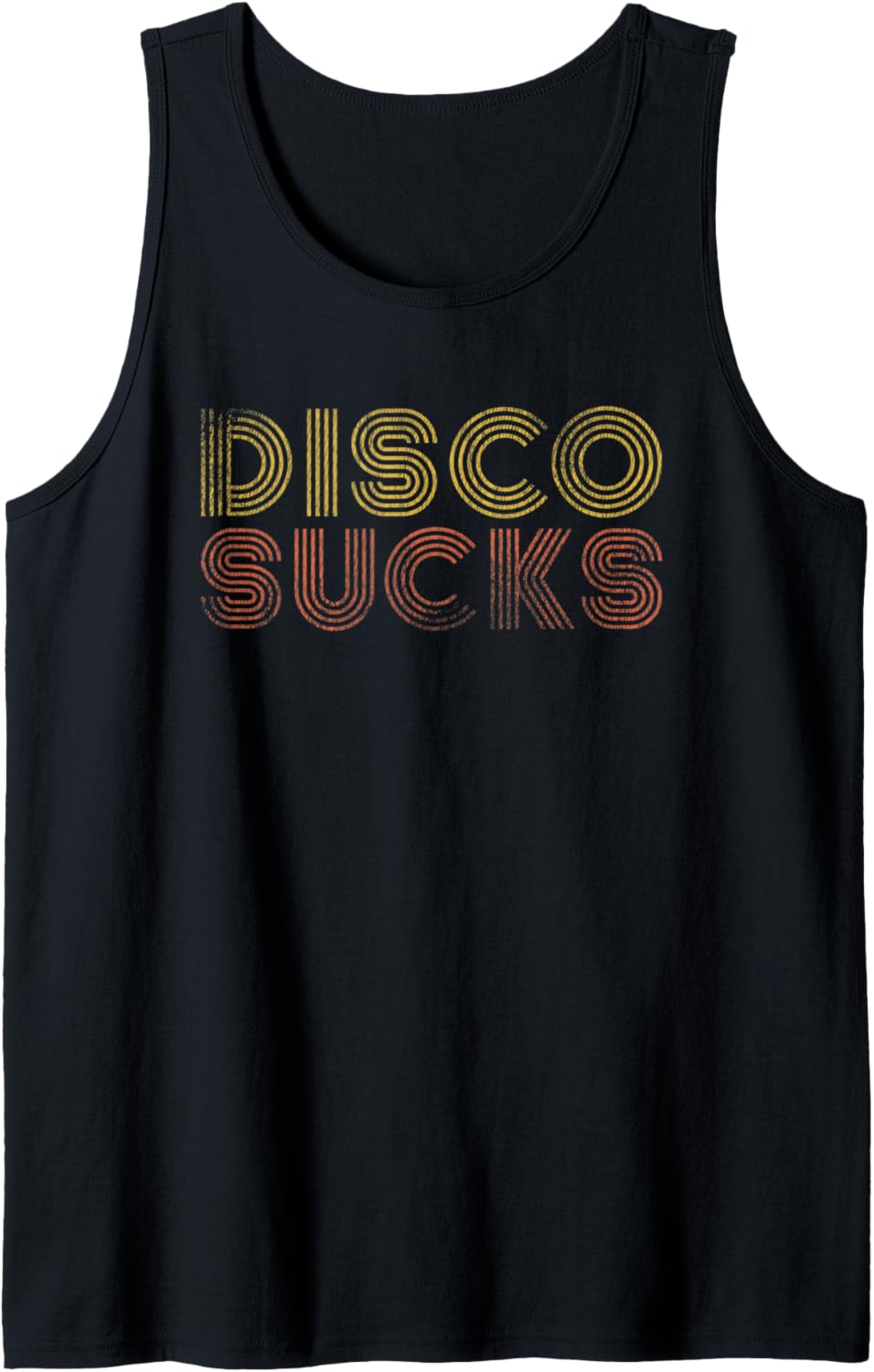 Disco Sucks Roller Disco Outfit 70s Costume For Women Tank Top