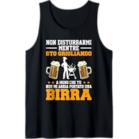 Uomo Divertente Barbecue Dalla Griglia BBQ Grigliata E Birra Canotta