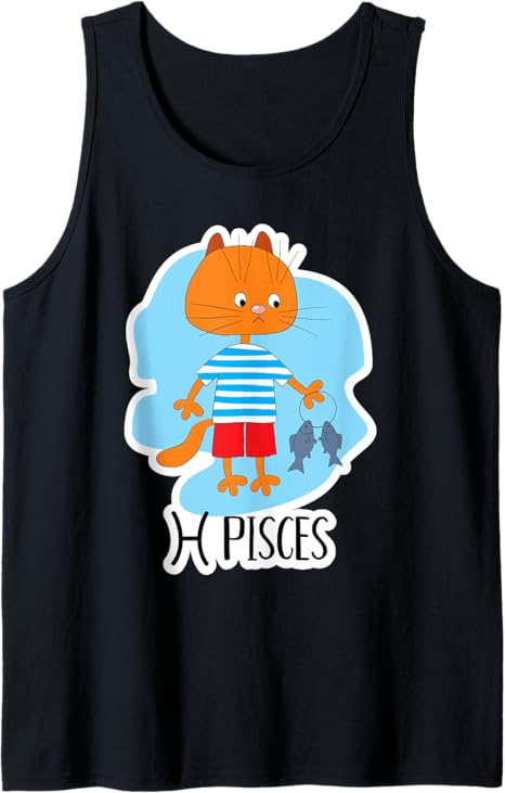 Pisces Zodiac Sign Cute Cat Astrology Horoscope