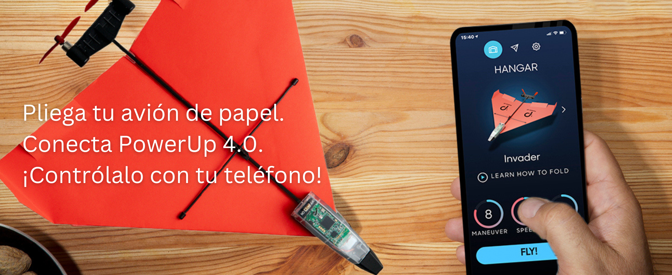PowerUp 4.0, un avión de papel real que pilot con el móvil - Meristation PowerUp 4.0, un avión de papel real que pilot con el móvil - Meristation