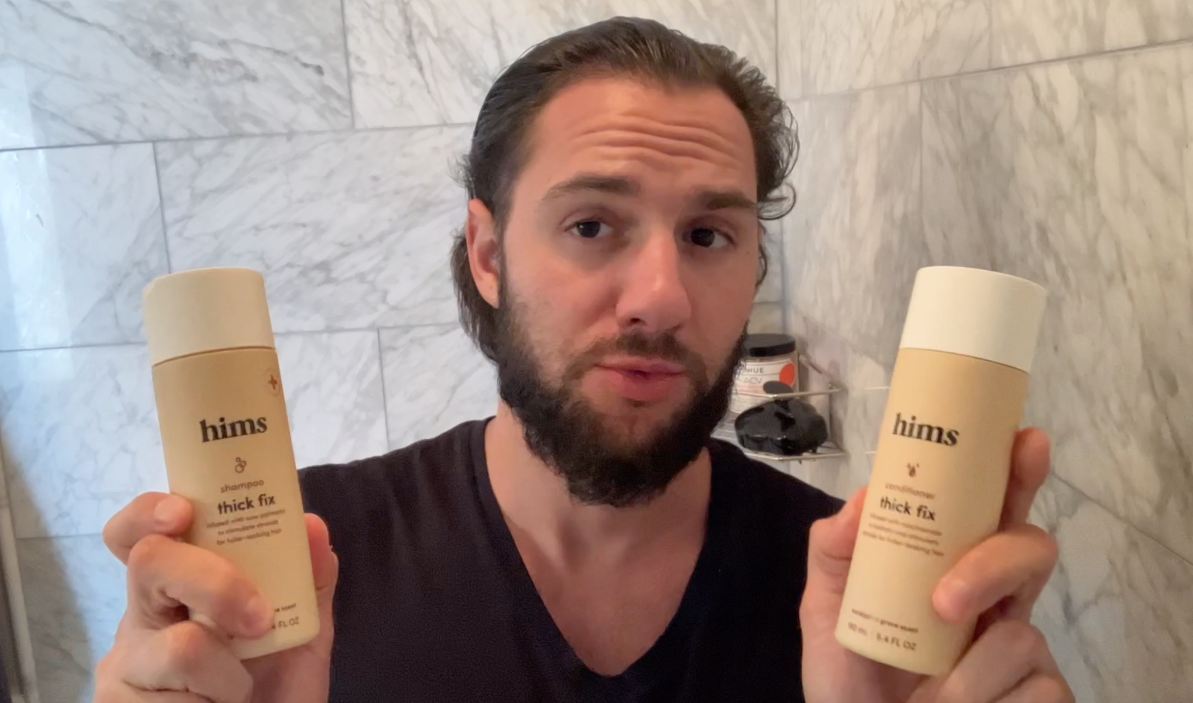 Watch hims Thick Fix Shampoo and Conditioner REVIEW!! on Amazon Live