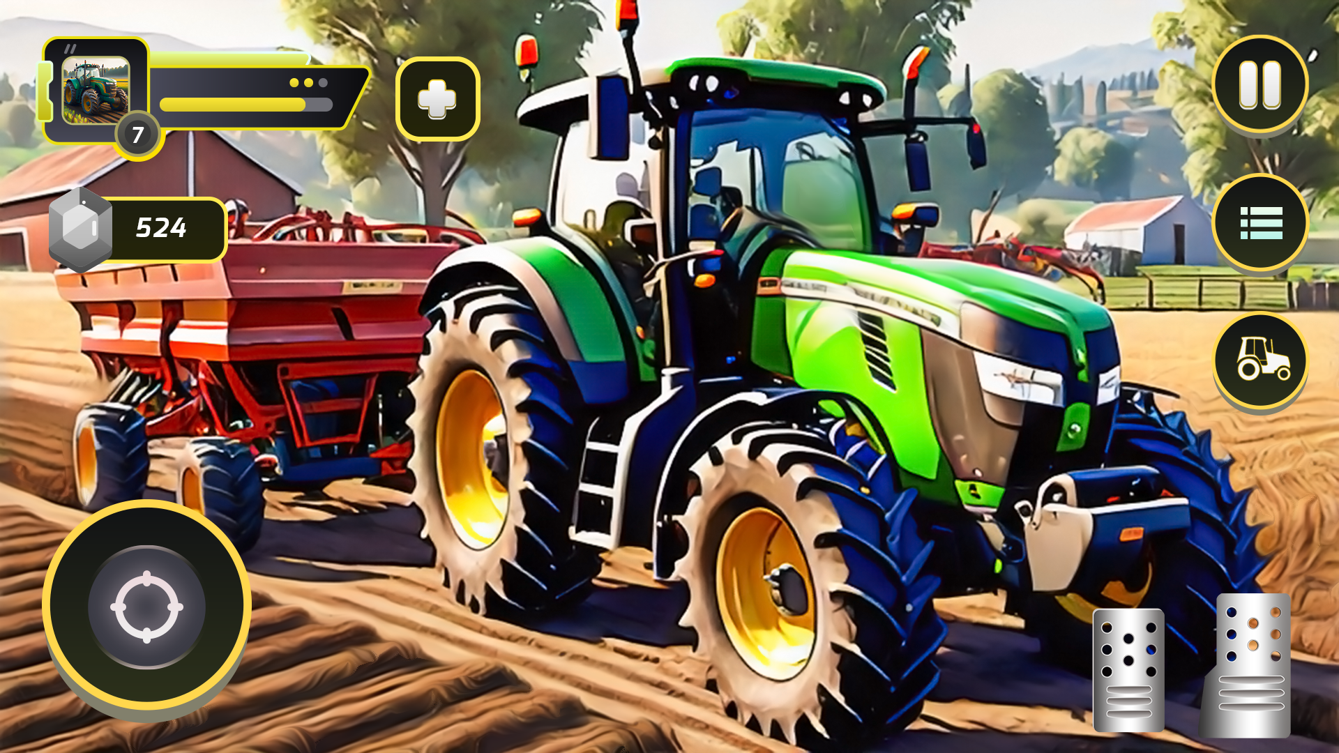 Simtractor Mega Big Tractor Farming Simulator, Tractor Driving Cargo Simulator 3D ...
