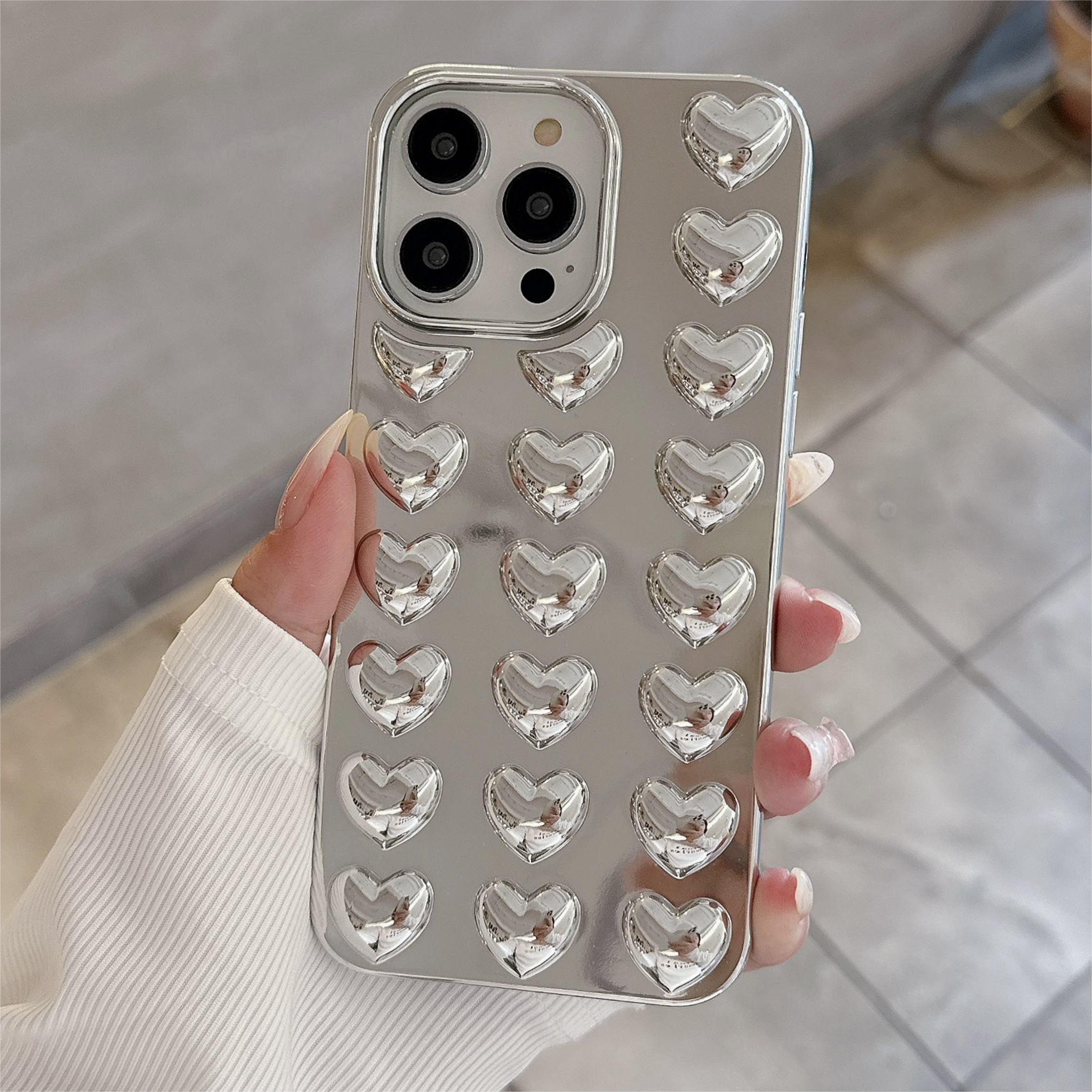 Amazon.com: Pretaco for iPhone 12 Pro Max Case, [Premium Chrome
