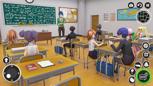 Anime High School Girl Love Story - High School Girl Life Sim 3D SAKURA School Simulator Game for Ki
