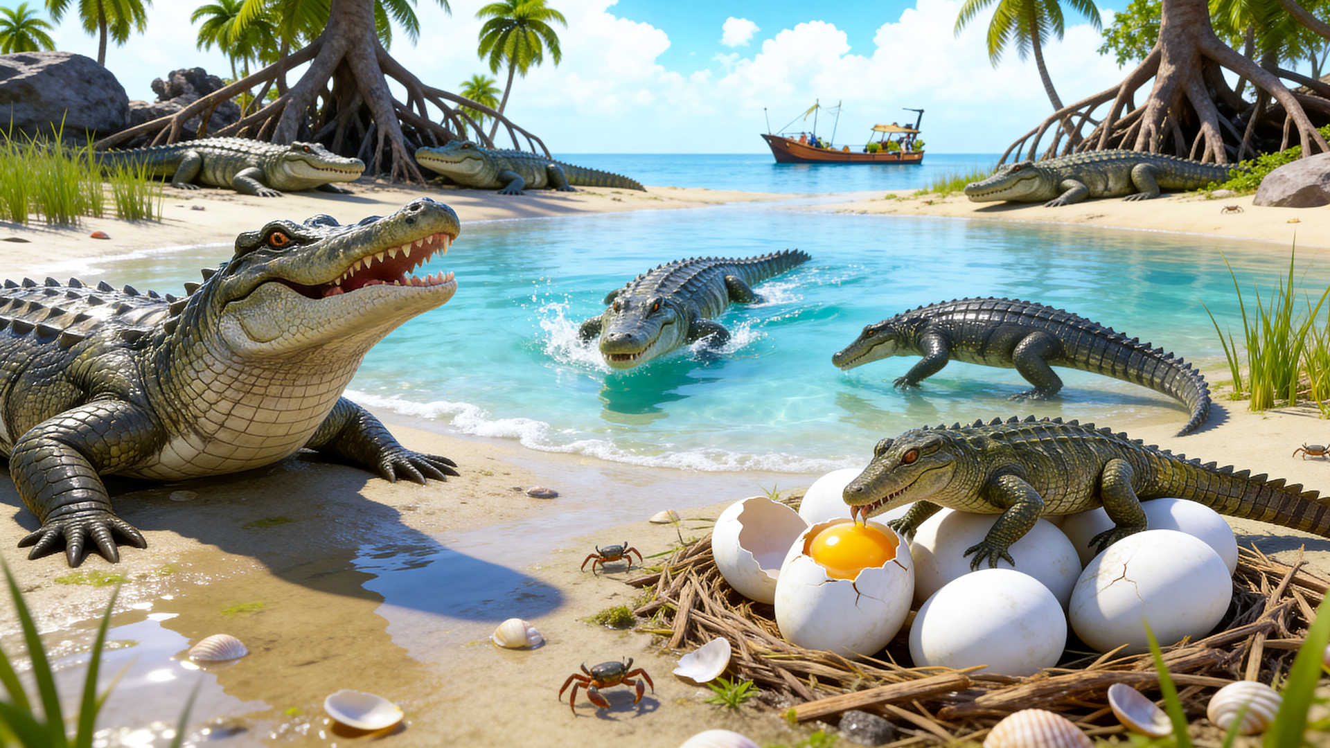 Angry Alligator Attack Simulator 3D: Wild Crocodile Rampage Game - App ...