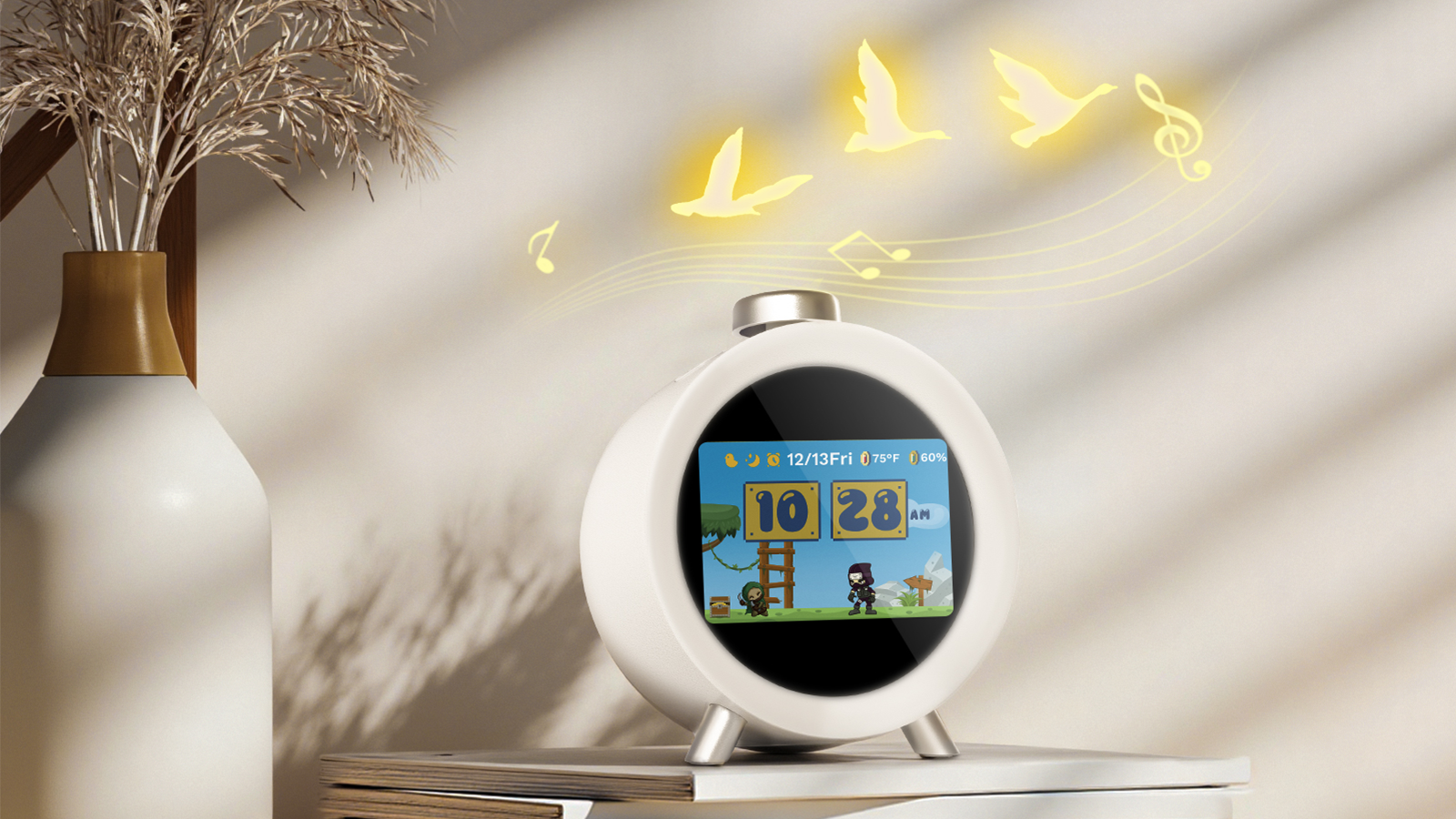 7-day Alarm Clock With IPS Screen Dekala ChronoSense Alarm Clock - 7 ...