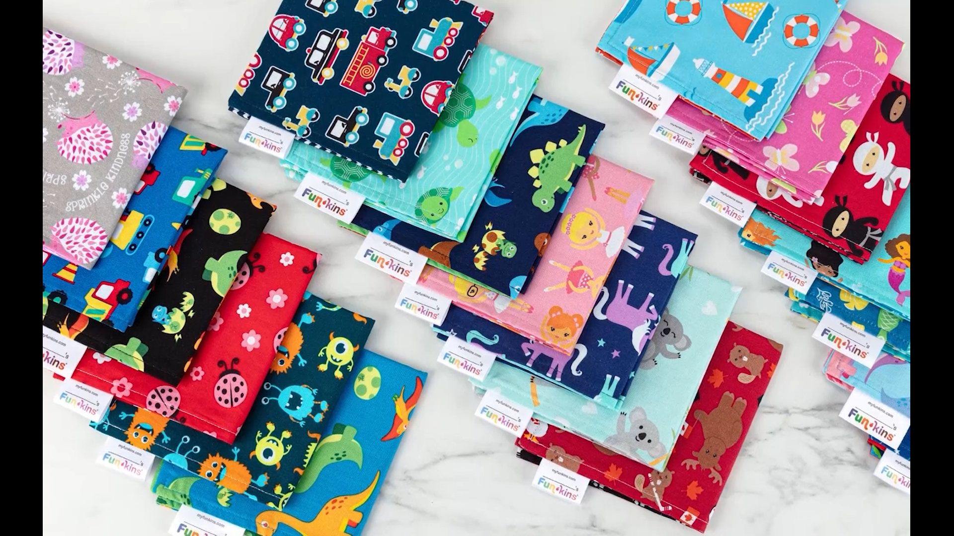Servilletas de Tela Reutilizables para Niños 12x12 Pulgadas 2 Piezas miniatura 4
