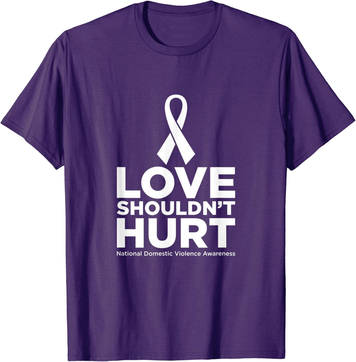 Amazon.com: National Domestic Violence Awareness Month October T Shirt ...
