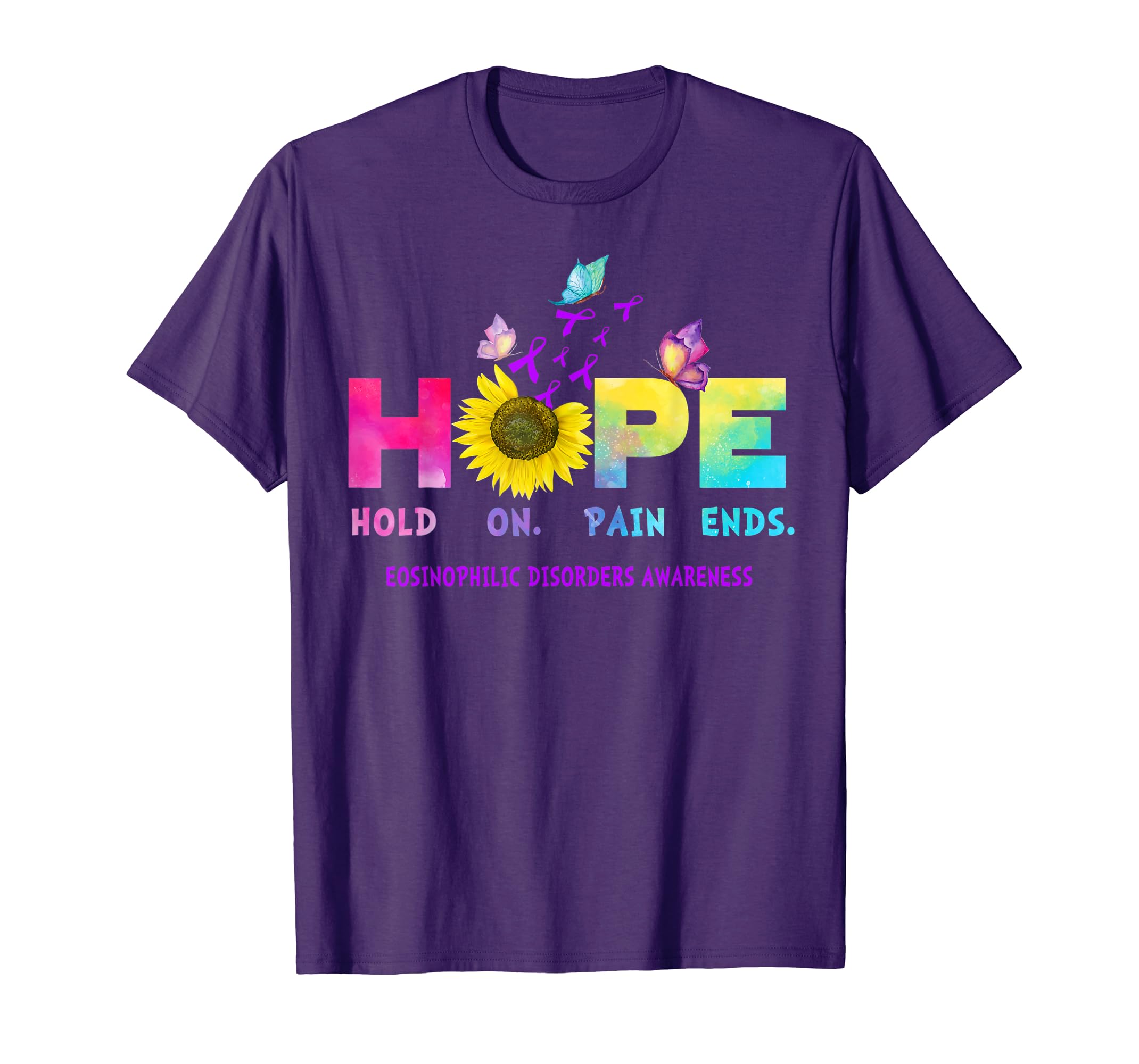 Hope Eosinophilic Disorders Ribbon Awareness Shirt For Women Teehay