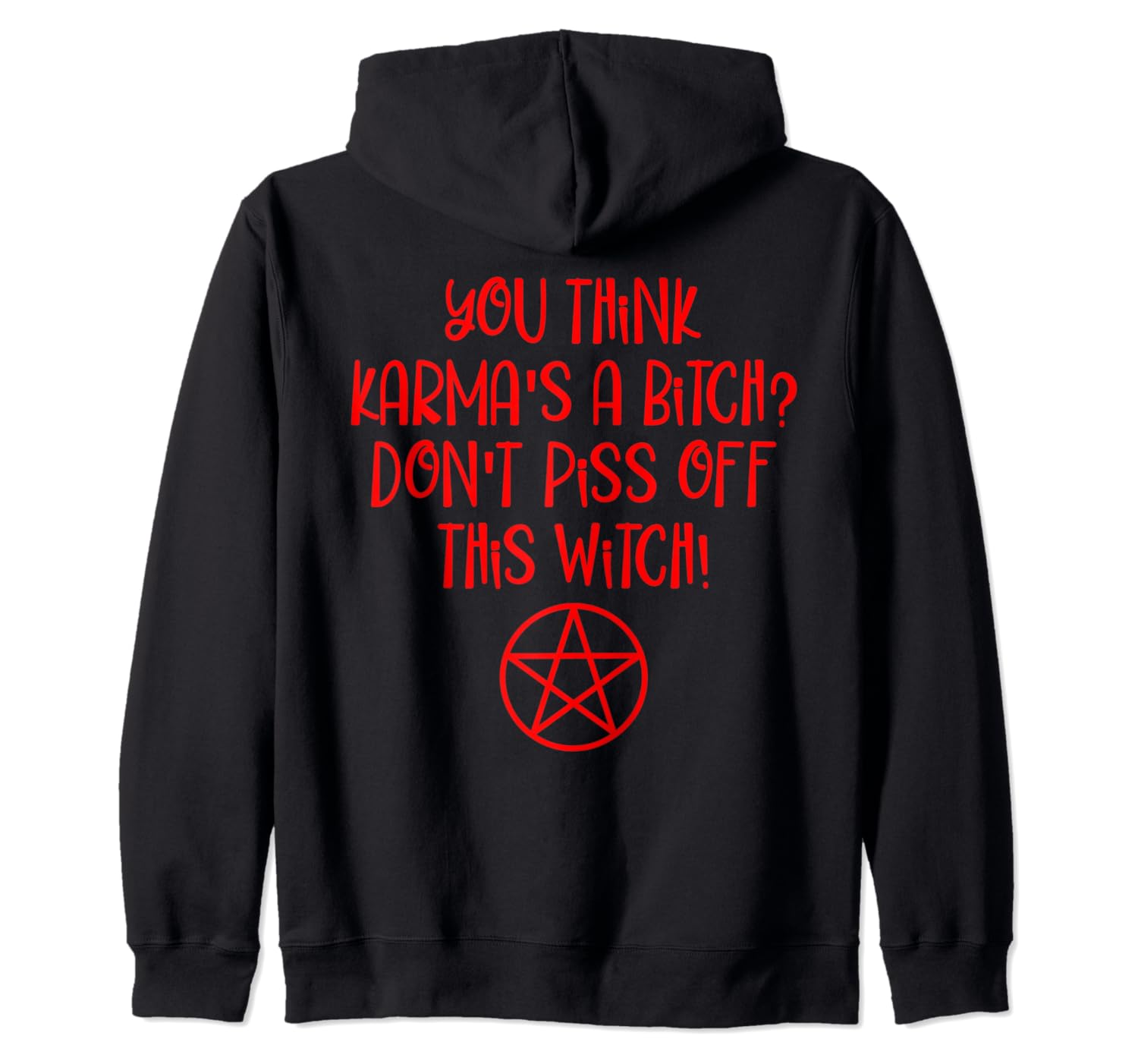 you think karma is a bitch wiccan halloween cheeky witch shirts