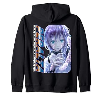 hooded anime girl