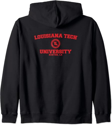 Louisiana Tech Bulldogs Large One Color Zip Hoodie