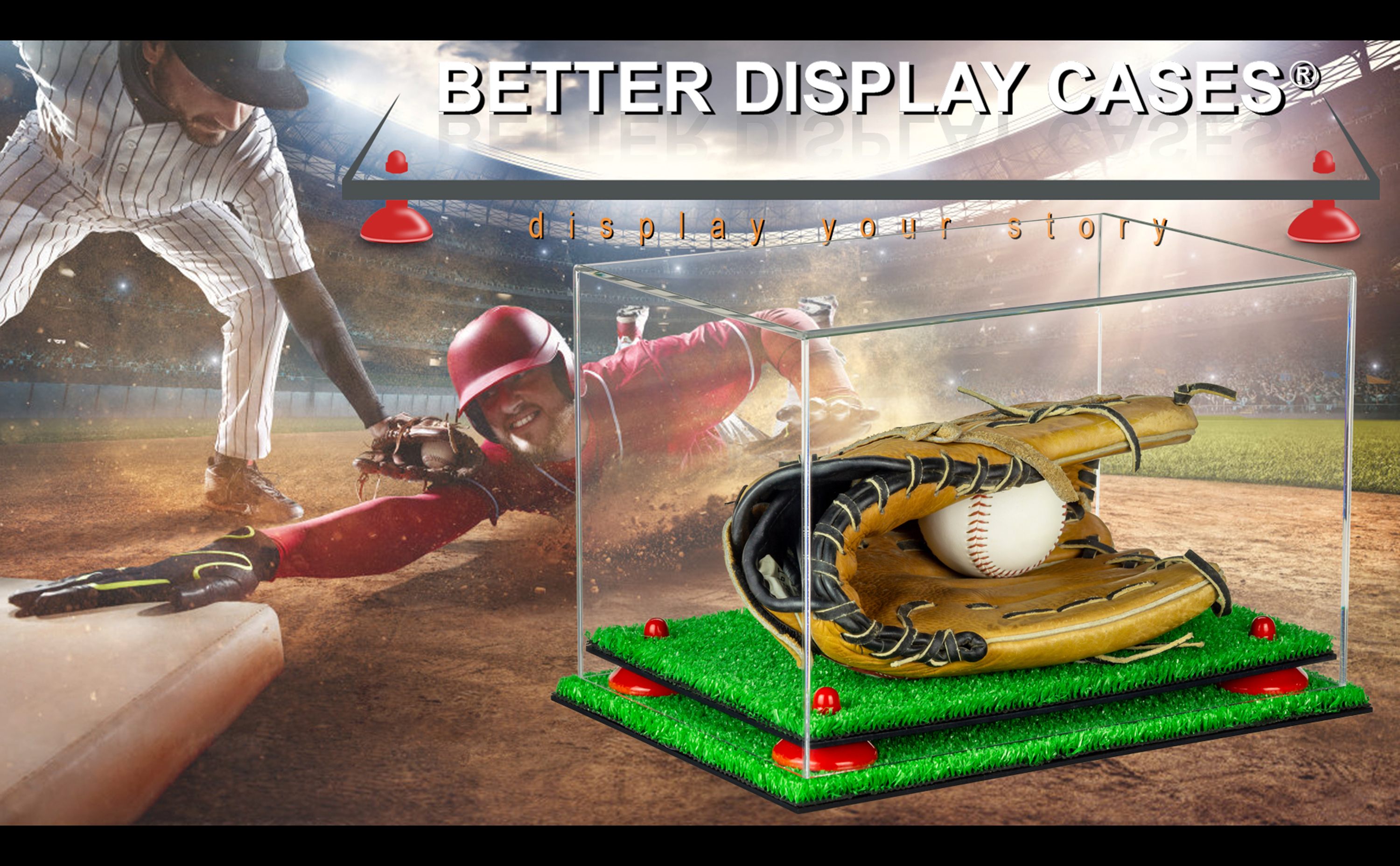 Watch Baseball Glove Display Case on Amazon Live