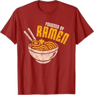 30+ College Ramen Recipes That Are Budget-Friendly and Fun 33 Powered By Ramen Japanese Love Anime Noodles T-Shirt