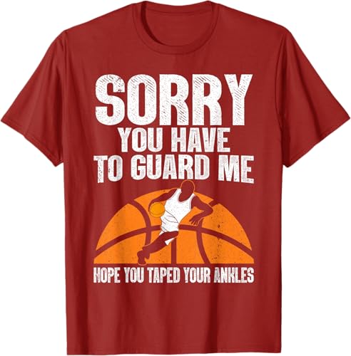 Miniatura 13 de Funny Basketball For Men Women Sports Game Basketball Player T-Shirt Black,Navy Blue,Asphalt Grey,Cranberry Red,Olive Green,Dark Heather