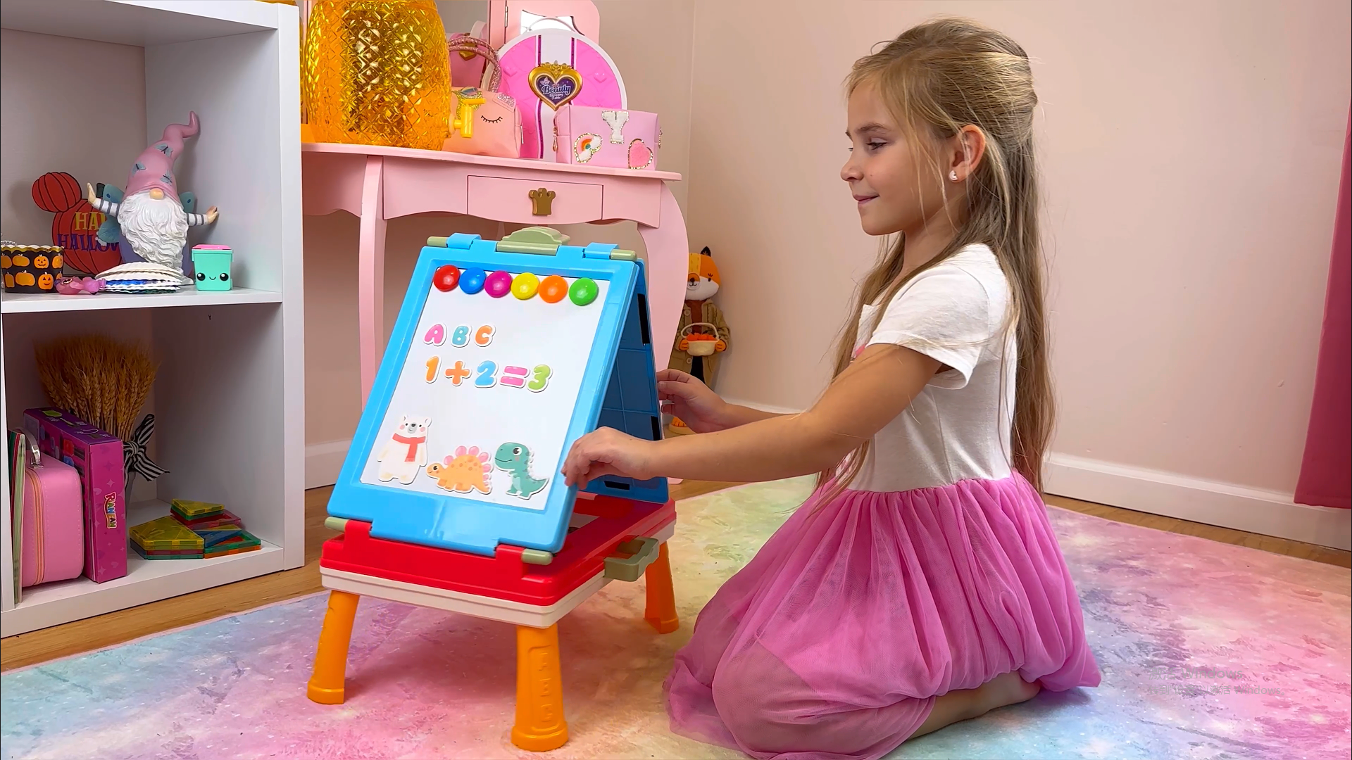 Amazon.com: Elovien Easel for Kids, 4 in 1 Double Sided Toddler