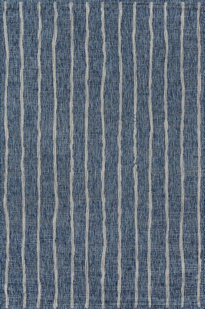 Novogratz Villa Collection Sicily Alfombra para interior/exterior, 7'10" x 10'10", azul
