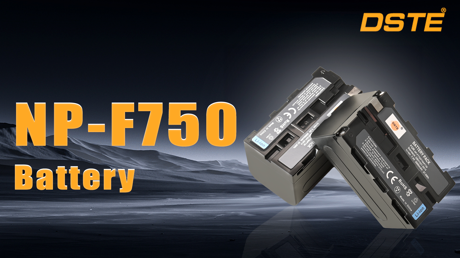 DSTE Ricambio Batteria Compatibile per Sony NP-F750 NP-F730 NP-F770 CCD-SC5 CCD-TRV80PK DCR-TRV820 CCD-SC55 CCD-TRV81 DCR-TRV820K