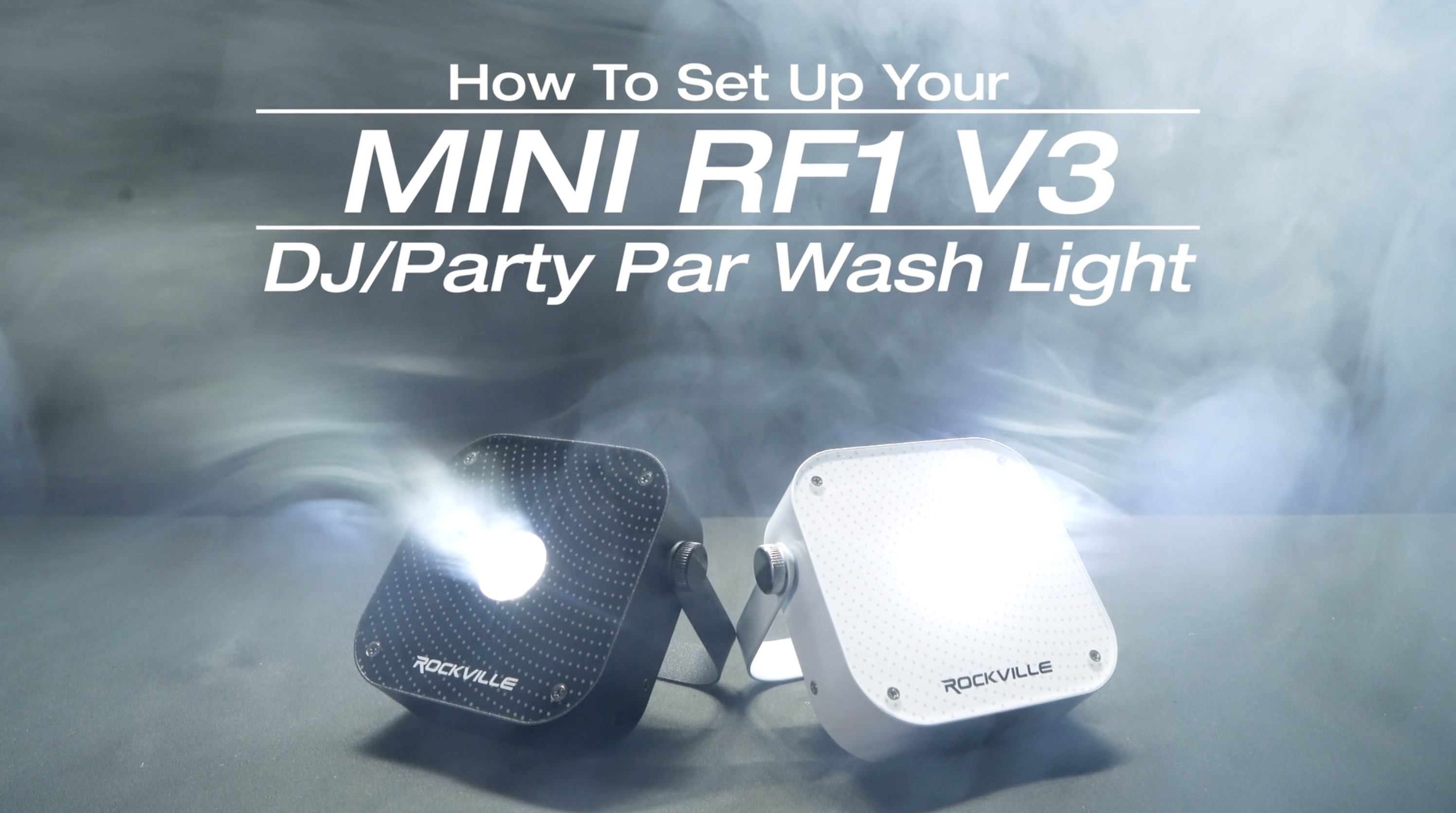 Amazon.com: Rockville 4 Pack MINI RF1 V3 Black LED Wash Up Light