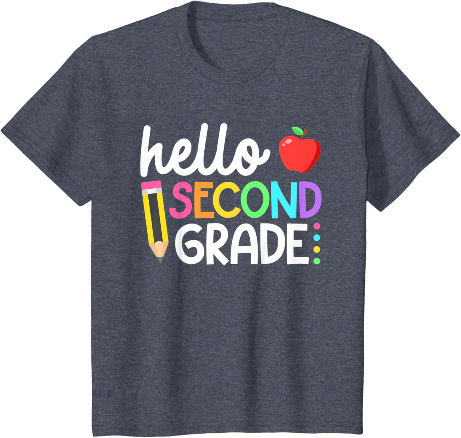 Hello Second Grade Team 2nd Grade Back to School Teacher Kid T-Shirt