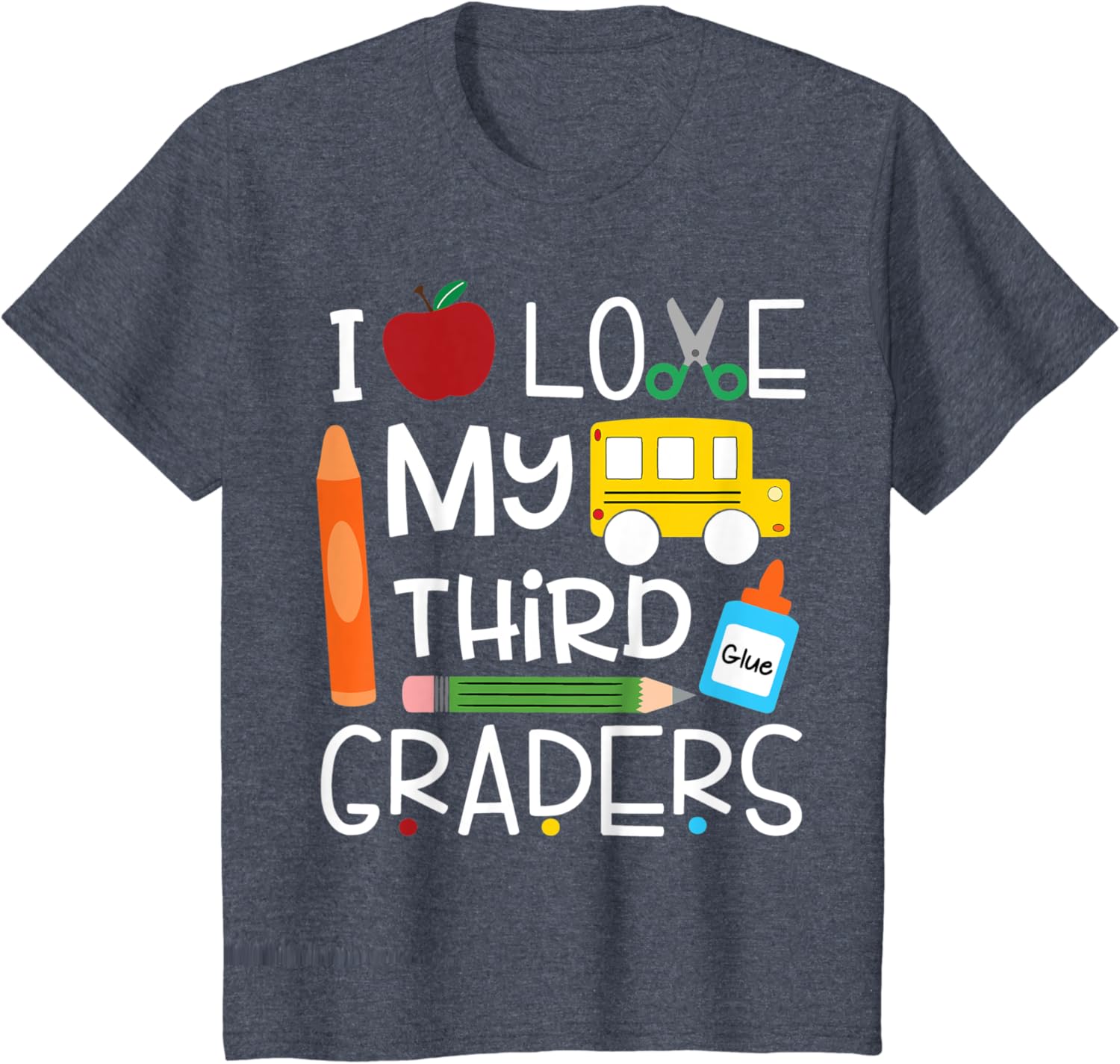 I Love My Third Graders 3rd Grade Teacher Back to School T-Shirt