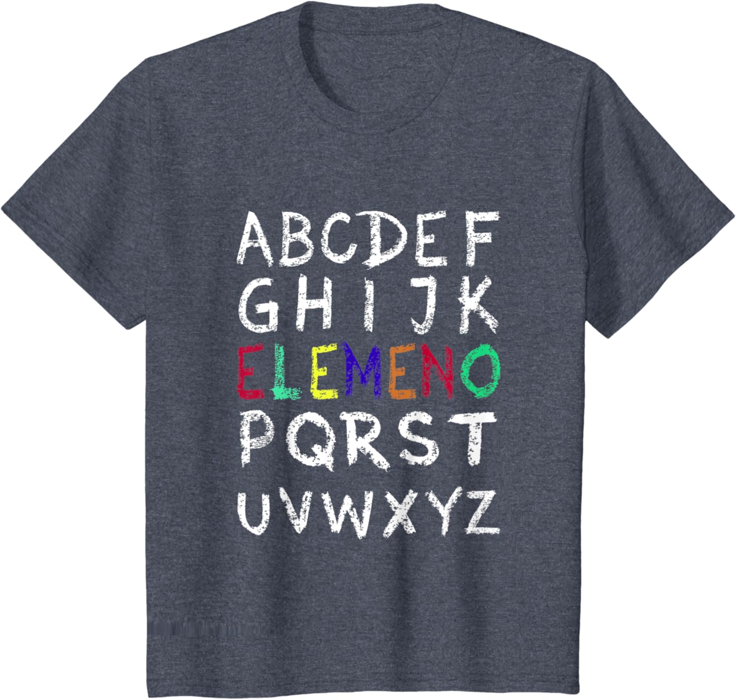 ELEMENO Alphabet-Funny Preschool Kindergarten-School Teacher T-Shirt