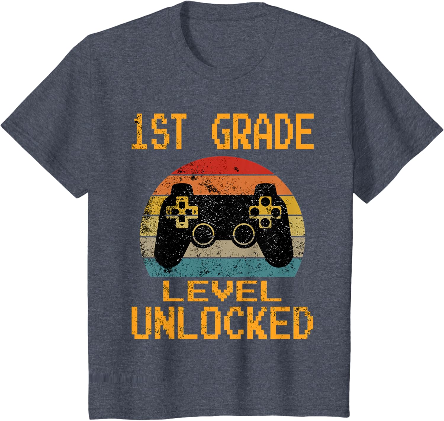 First Grade Level Unlocked Gamer 1st Day Of School Boys T-Shirt