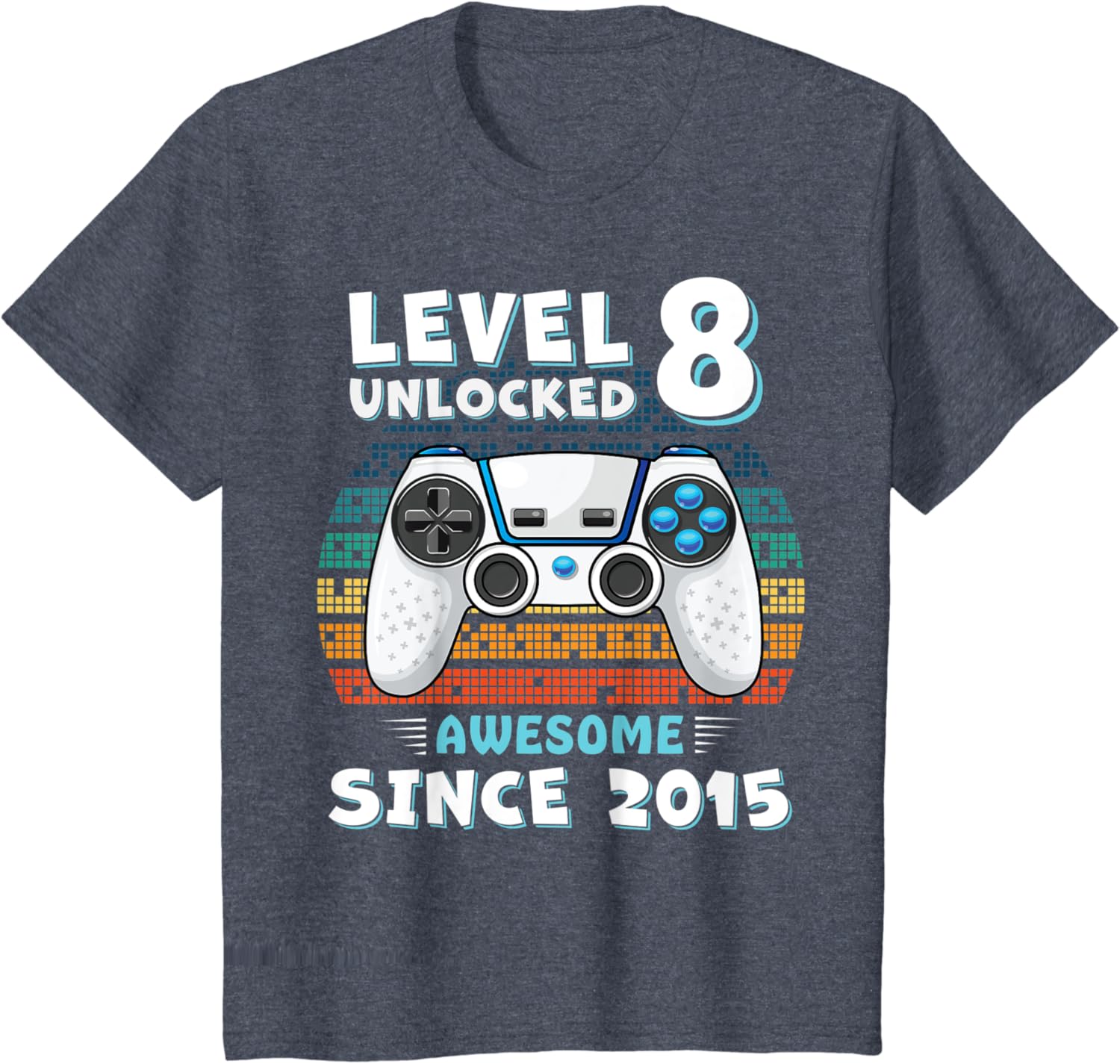 Eight 8yr BDay Son Boy Funny Gamer 8th 8 Year Old Birthday T-Shirt