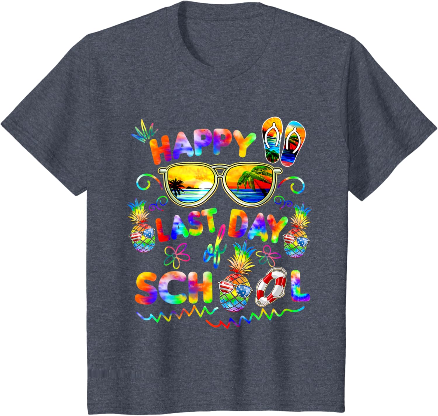 Happy Last Day of School Shirt Teachers End of Year Students T-Shirt
