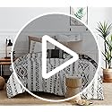 Geniospin Full Comforter Set - 7 Pieces Bed in a Bag, Comfortable Western Bedding Sets for All Seasons, Lightweight Soft Boho Comforter Bed Set with Sheets, Pillowcases & Shams