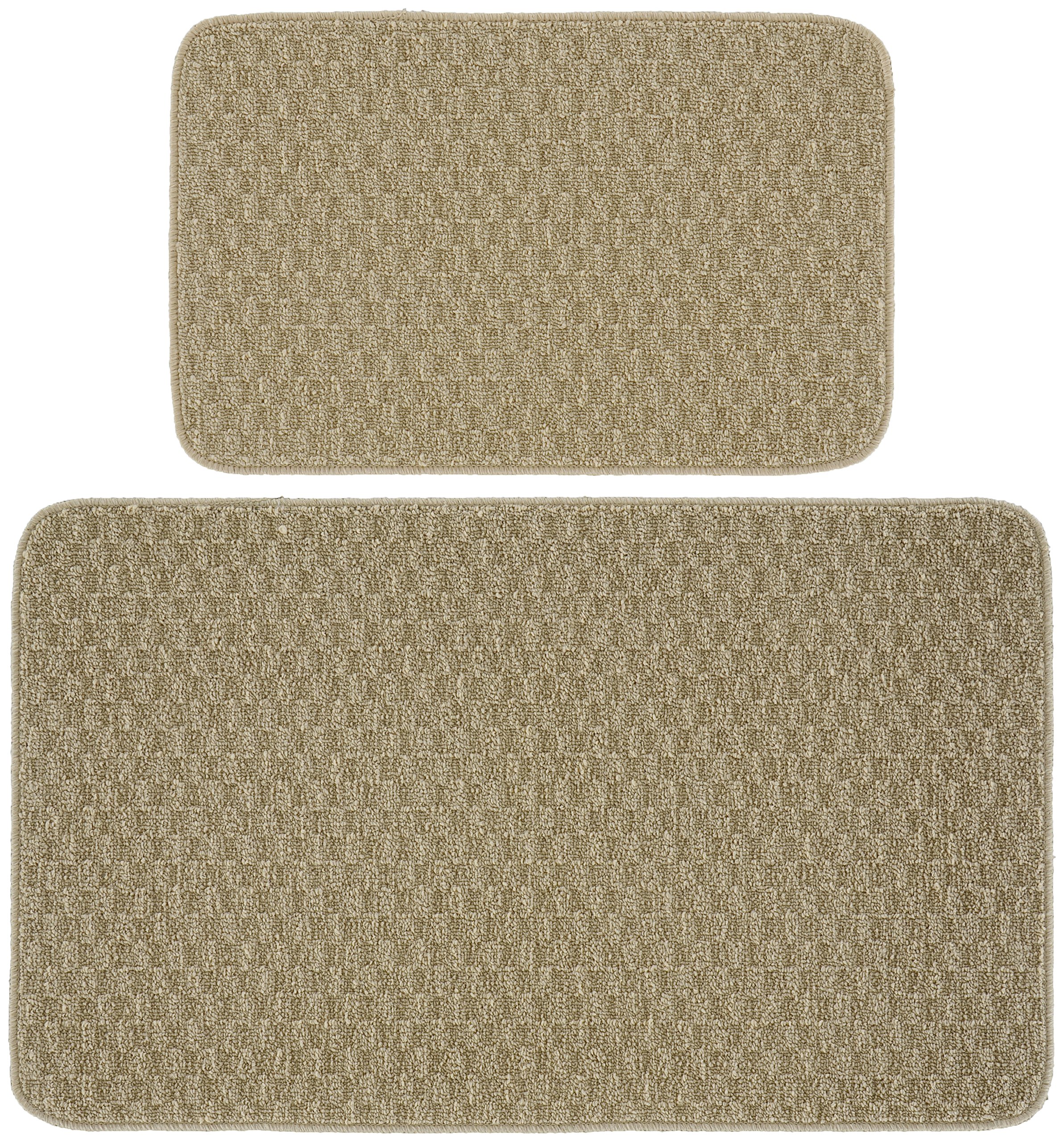 Garland Rug Town Square Area Rug, 2-Piece Set 18"x30" & 24"x40", Tan