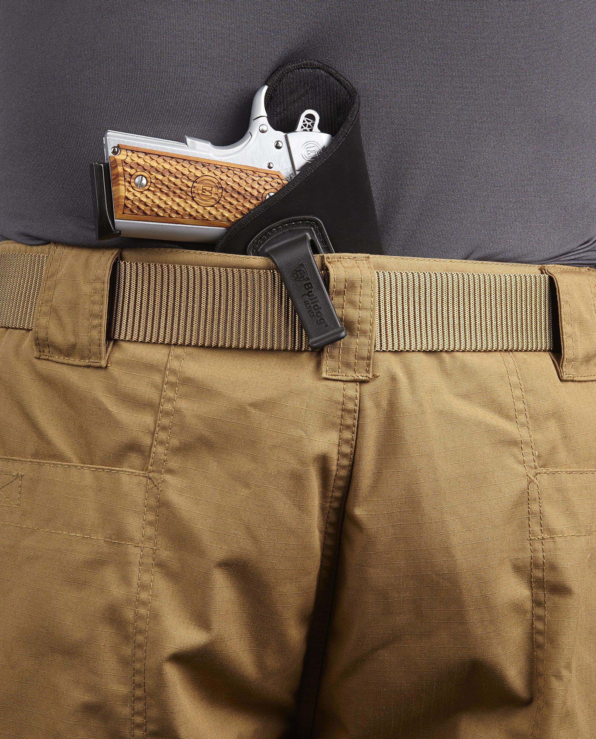 Cartridge Belt Slide Pistol Ammunition Carrier Leather Brown (Brown, 38/357Caliber)