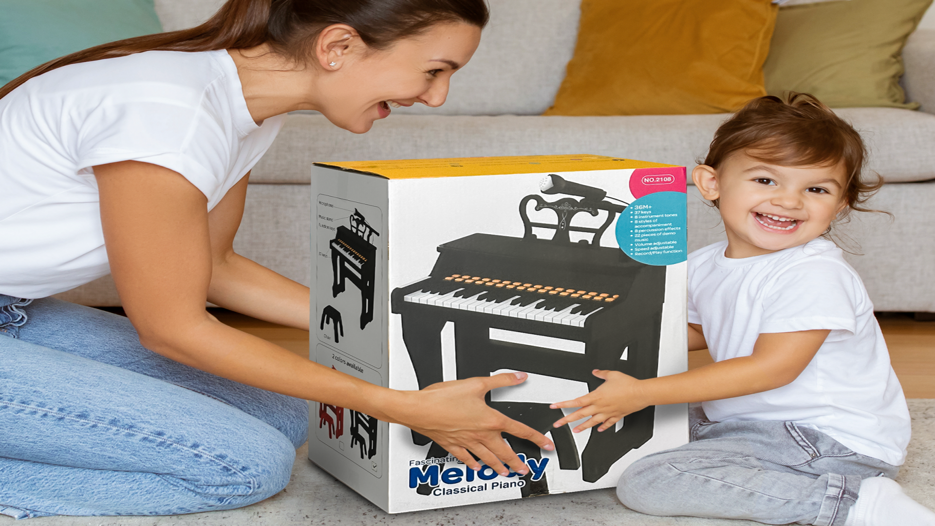 Amazon.com: Toy Pianos for Kids Ages 3-7 - with Piano Keyboard