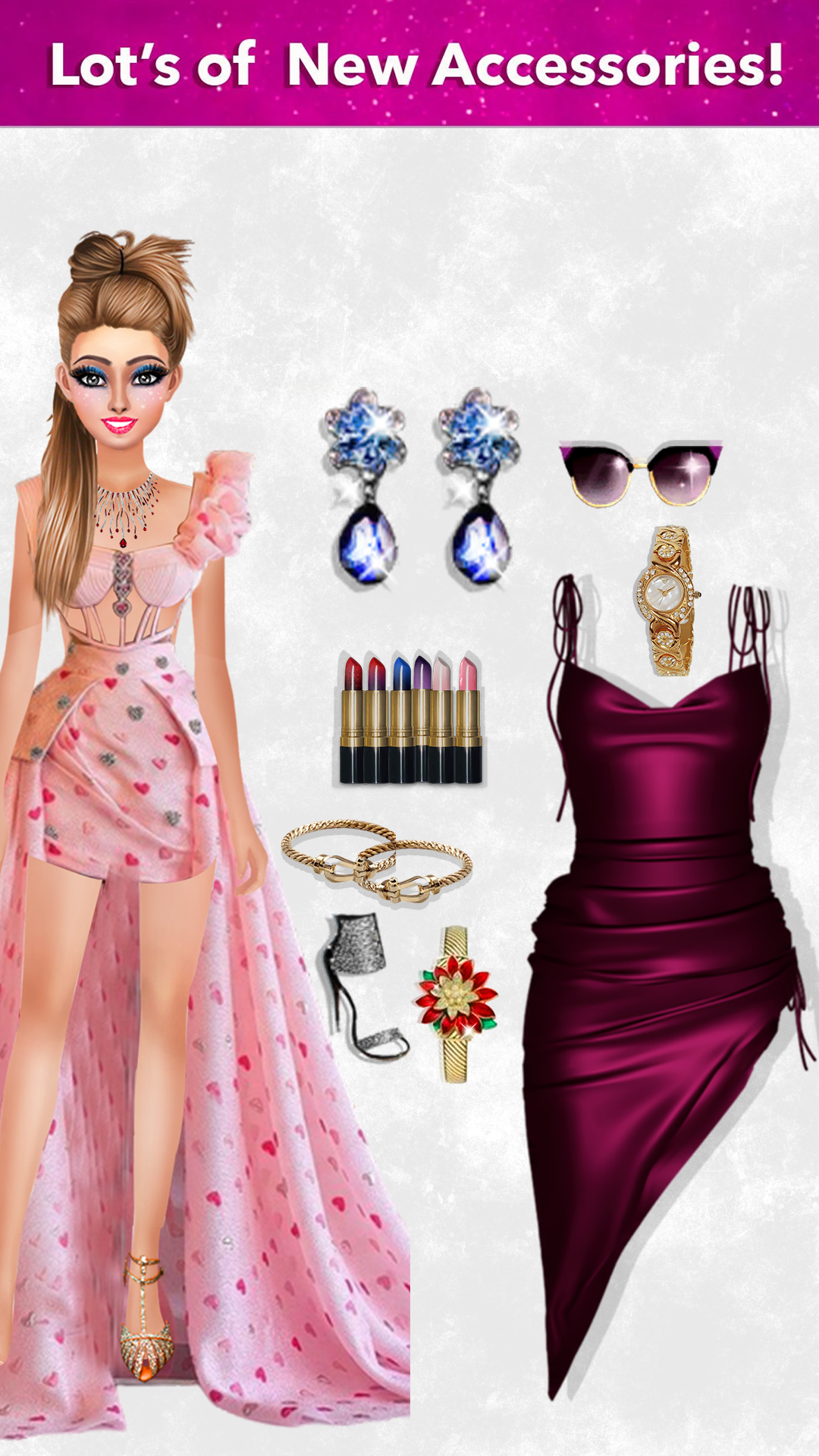 fashion dress up & makeup girl Fashion Girl Makeup Game